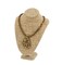 Necklace Bust Jewelry Display 7-1/2" Tall Burlap - Jewelry Display Stand